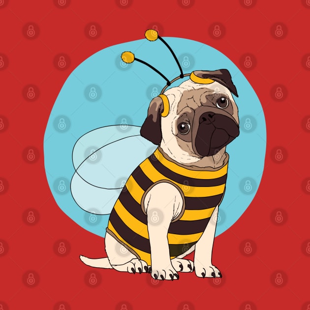 Pug Bee by Mako Design 