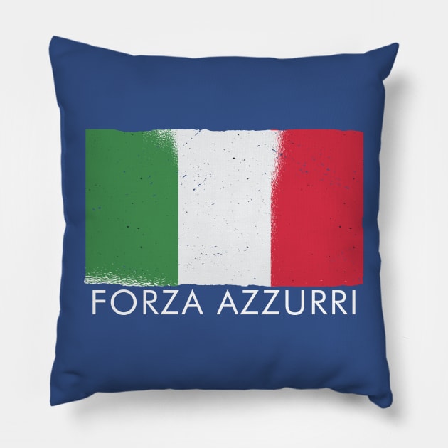 Italy soccer jersey italy football forza azzurri forza italia Pillow by JayD World