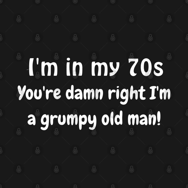 In my 70s grumpy old man by Comic Dzyns