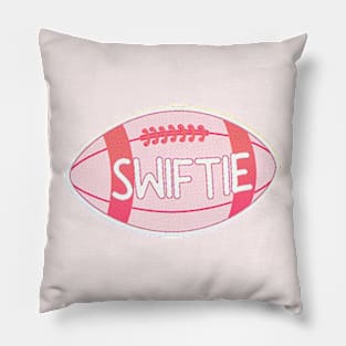 Red Swiftie Football Pillow