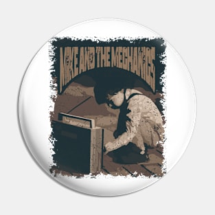 Mike and the Mechanics Vintage Radio Pin