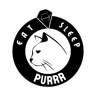 Eat sleep purr cat unisex t-shirt. T-Shirt