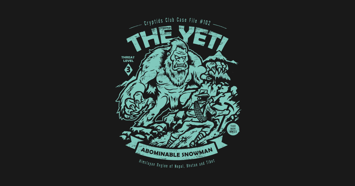 the Yeti - Cryptid - T-Shirt | TeePublic