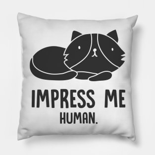 Funny cheeky cat animal-loving pet gift Pillow