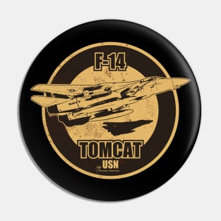 F-14 Tomcat (distressed) Pin