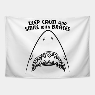 Dentist Orthodontist Shark Lover Funny Gift Women Men Boys Girls Tapestry