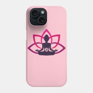 Meditation Om Lotus Phone Case