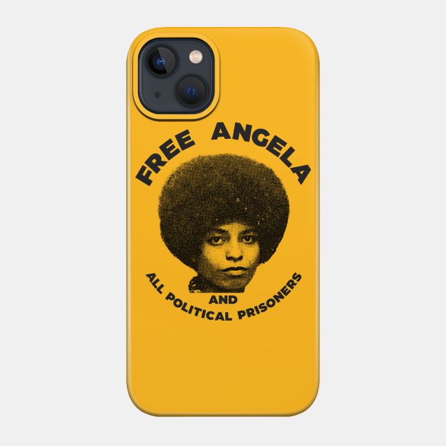 Free Angela Davis // Civil Rights Warrior Tribute - Black Power - Phone Case