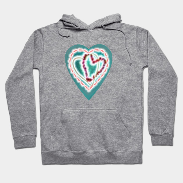 have heart hoodie
