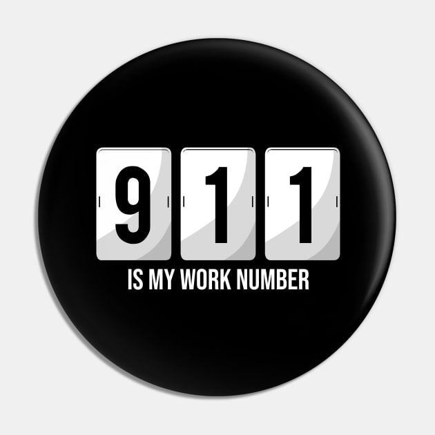 911 Dispatcher Pin by TheBestHumorApparel