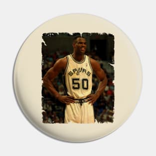 David Robinson - Vintage Design Of Basketball Pin