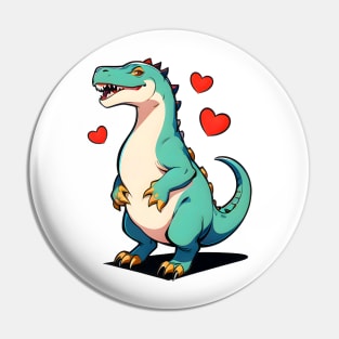 Fun Cartoon Dino 01 Pin