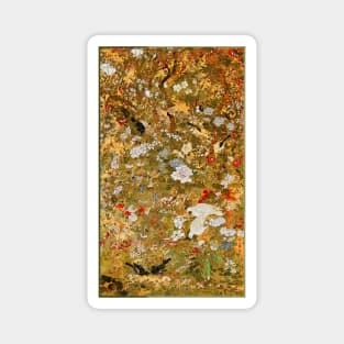 Birds, Insects, Flowers by Ueno Setsugaku 19th Century Japan Magnet