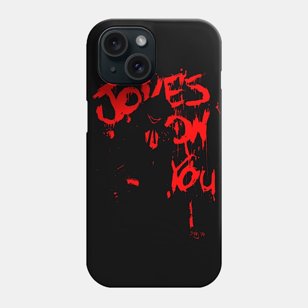 Joke's On You (RED) Phone Case by ThatJokerGuy