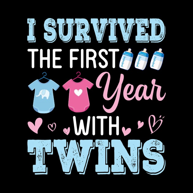 I Survived The First Year With Twins Happy Mothers Day To Me by bakhanh123