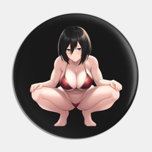 Mikasa Ackerman swim suit Pin