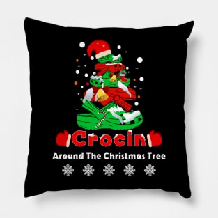 Crocin Around Cristmas Tree Pillow