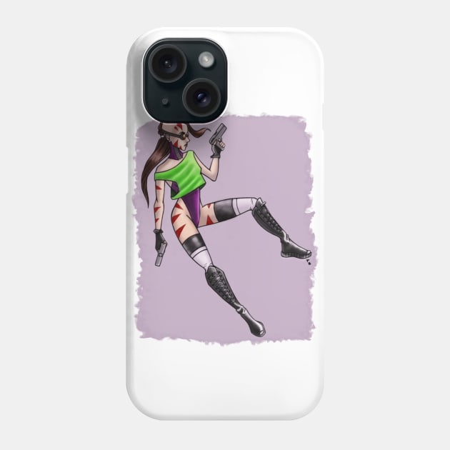 80's Apocalyptic Girl Phone Case by TaliDe