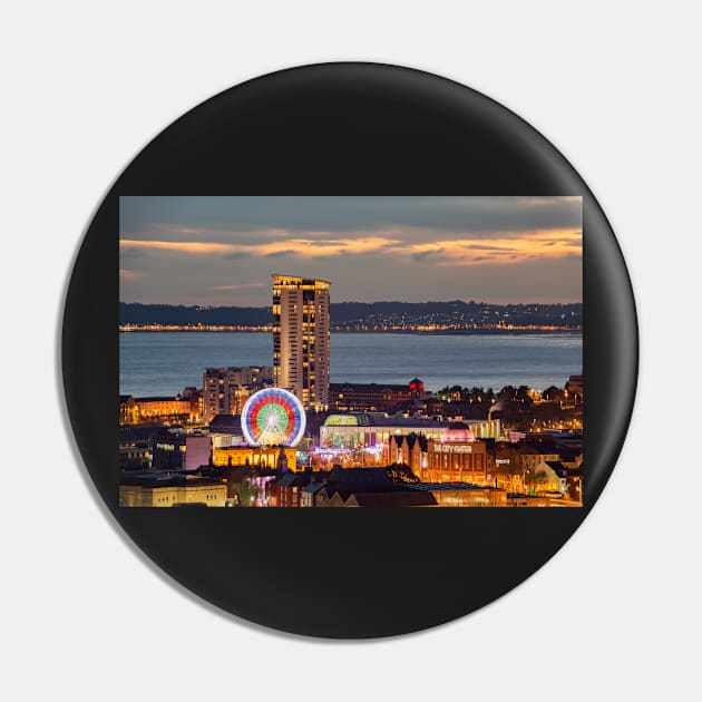 The City of Swansea Pin by dasantillo