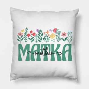 Czech Mom Matka Pillow