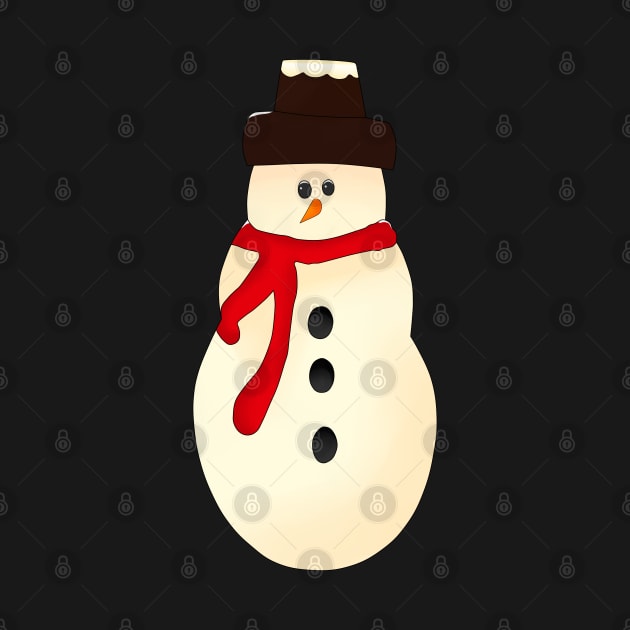 Cookie snowman by Rasheba