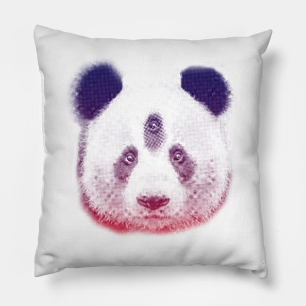 Oso panda FAce Pillow by Damian