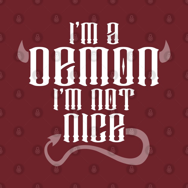 Good Omens: I'm a demon, I'm not nice (horns) by firlachiel