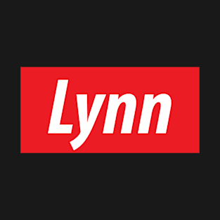 ​'Lynn' Massachusetts USA white text on a red background T-Shirt