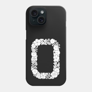 Floral Letter O Phone Case