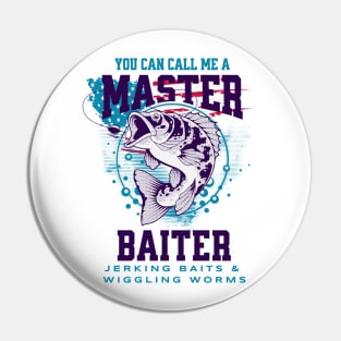 Mater Baiter Fishing Outdoors Pin