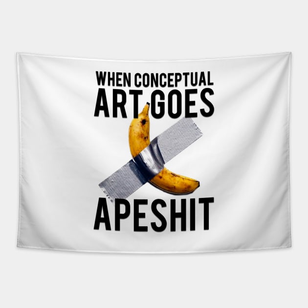 Apeshit Banana Duct Tape Tapestry by chilangopride