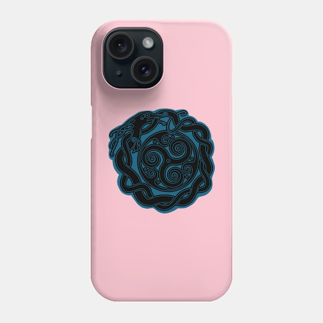 Jormungand Blue Phone Case by Daniel Ranger