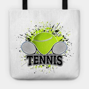 Tennis splatter Tote