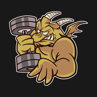 Powerlifting Dragon T-Shirt