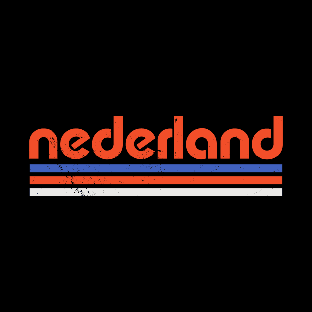 Retro Netherlands Football // Vintage Grunge Dutch Pride Word Art by Now Boarding