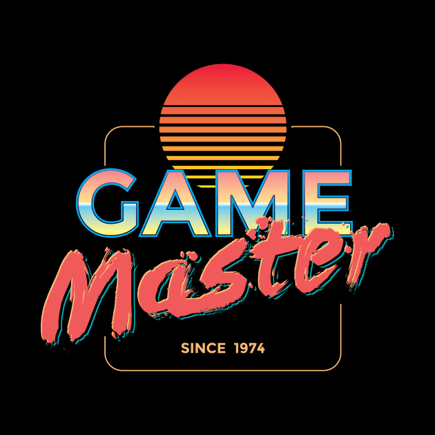 Game Master Dungeon Master Neon by Natural 20 Shirts