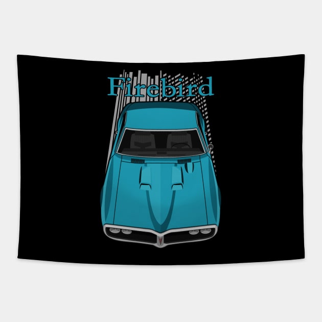 Pontiac Firebird Ram Air 1968 - Meridian Turquoise Tapestry by V8social