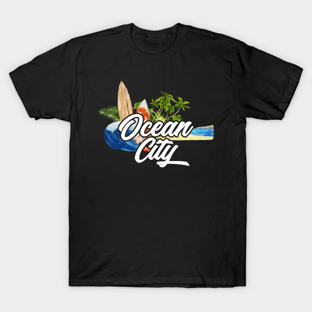 Ocean city surf. Ocean city trip - Ocean City - T-Shirt