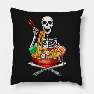 Skeleton  Anime Japanese Food Ramen Lovers Pillow