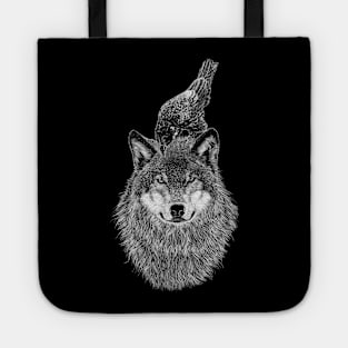 Wolf and Crow Tote