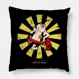 Deputy Dawg Retro Japanese Pillow