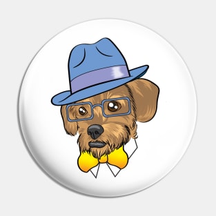 Daper Dog Pin