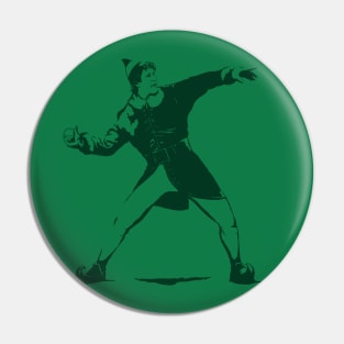 Snowball Thower (green) Pin