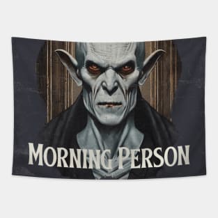 Horror Movie Vampire Morning Person Tapestry