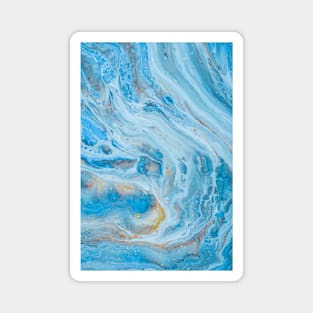 Cool Colorful Gradient Marble Magnet