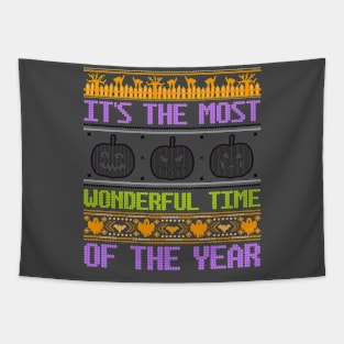 Halloween Most Wonderful Time Tapestry