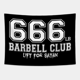 666 BARBELL CLUB Tapestry