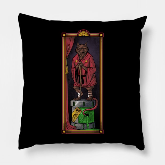 The Haunted Sewer: Mutagen Keg Pillow by Ninjaink