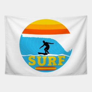 Vintage Surf summer time Tapestry