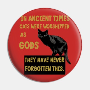 In Ancient Times Cats Were Worshipped As Gods Pin